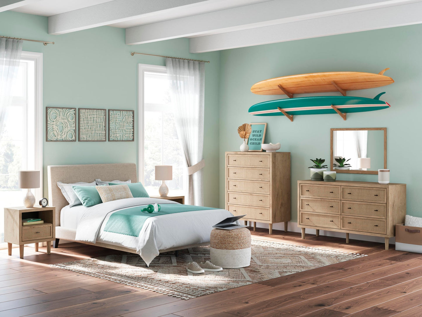 Cielden Five Drawer Wide Chest Signature Design by Ashley®