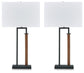 Voslen Metal Table Lamp (2/CN) Signature Design by Ashley®