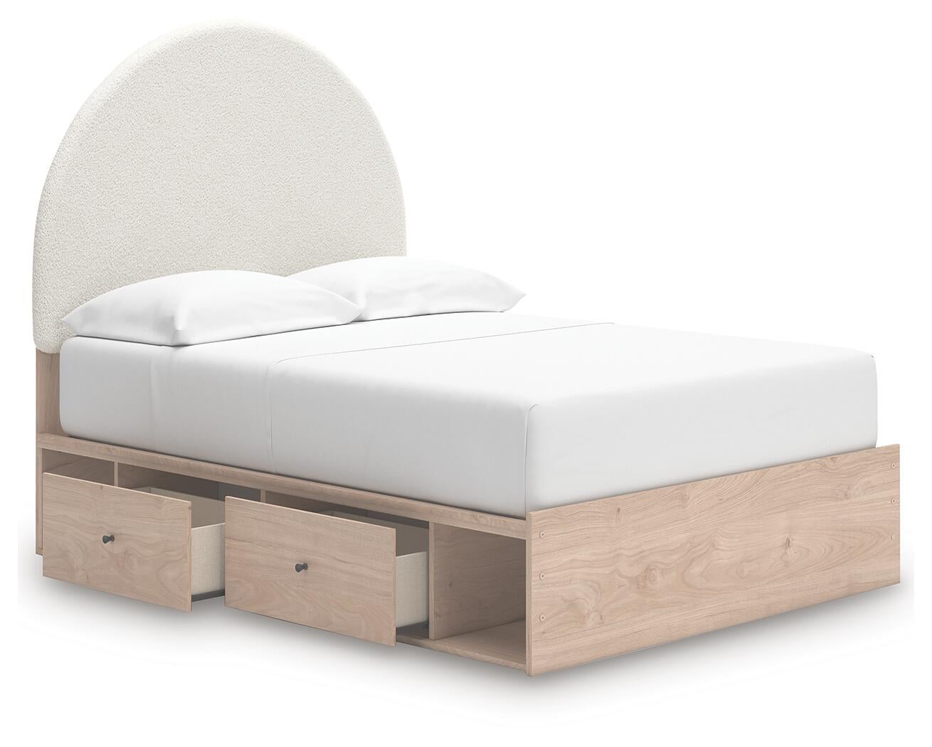 Arloster  Upholstered Panel Bed With Storage Signature Design by Ashley®