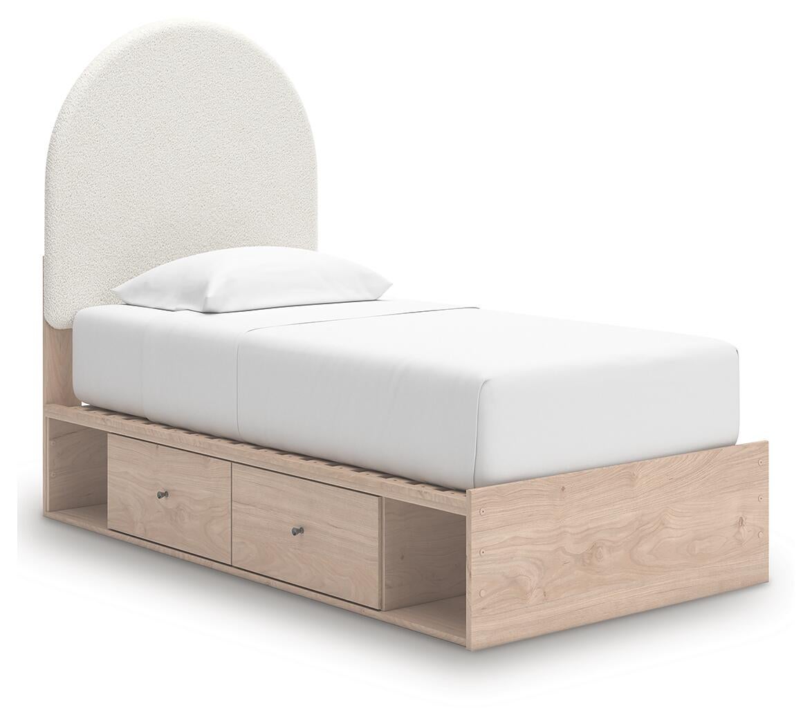 Arloster  Upholstered Panel Bed With Storage Signature Design by Ashley®