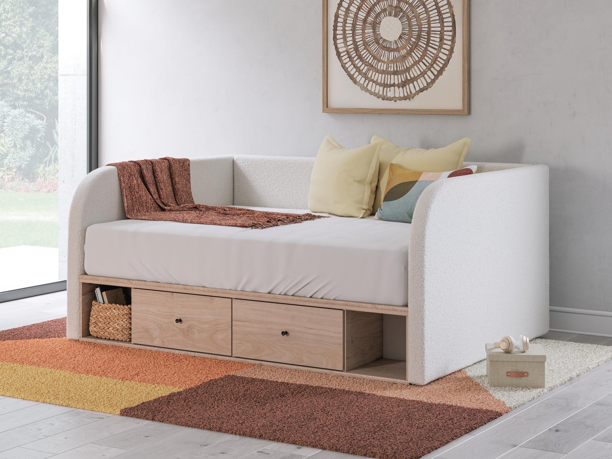 Arloster  Upholstered Day Bed With Storage Signature Design by Ashley®