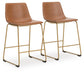 Ciabori Upholstered Barstool (2/CN) Signature Design by Ashley®