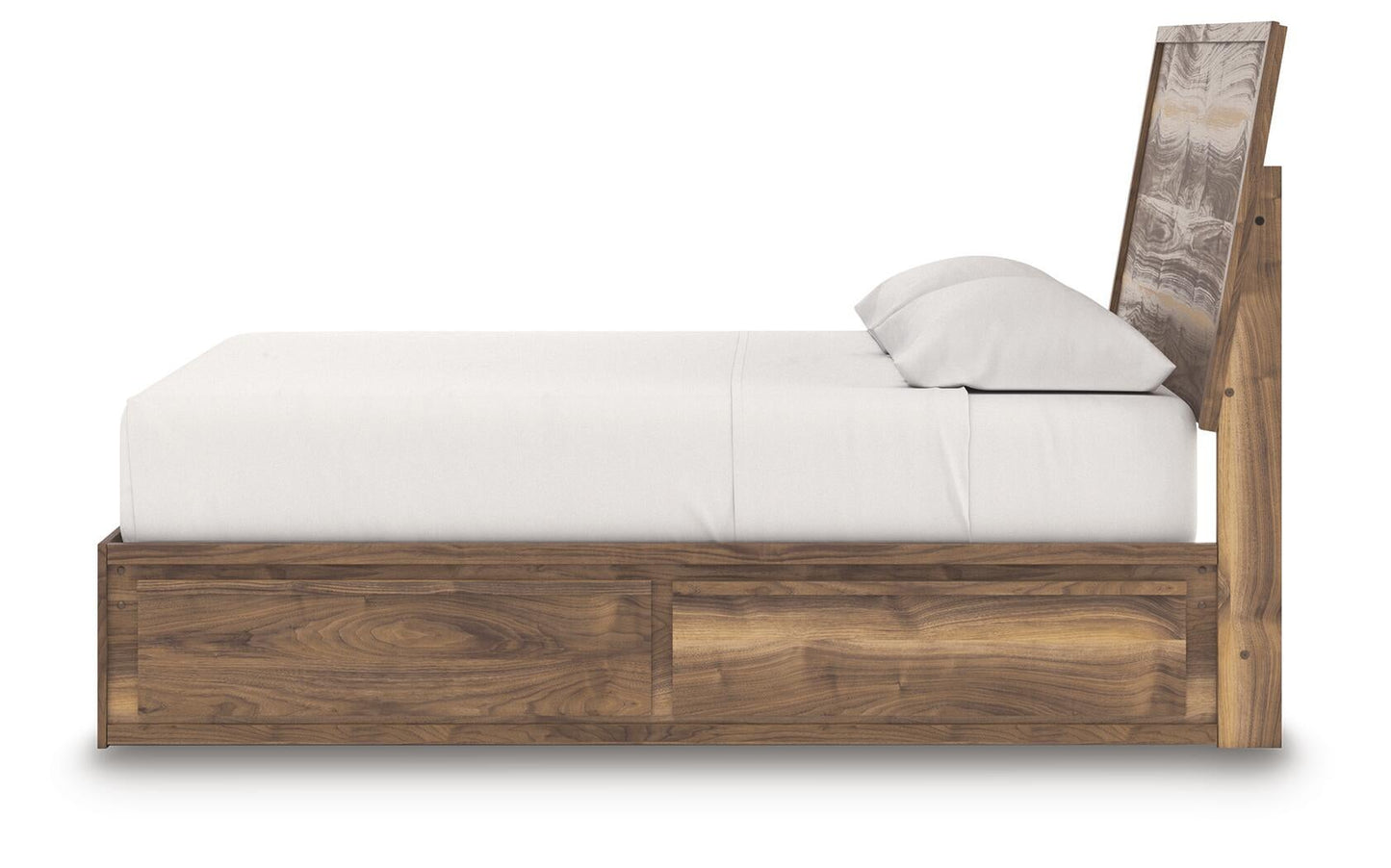 Chirason  Panel Bed With Storage