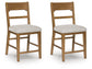 Cabalynn Upholstered Barstool (2/CN) Signature Design by Ashley®