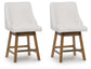 Cabalynn Upholstered Barstool (2/CN) Signature Design by Ashley®