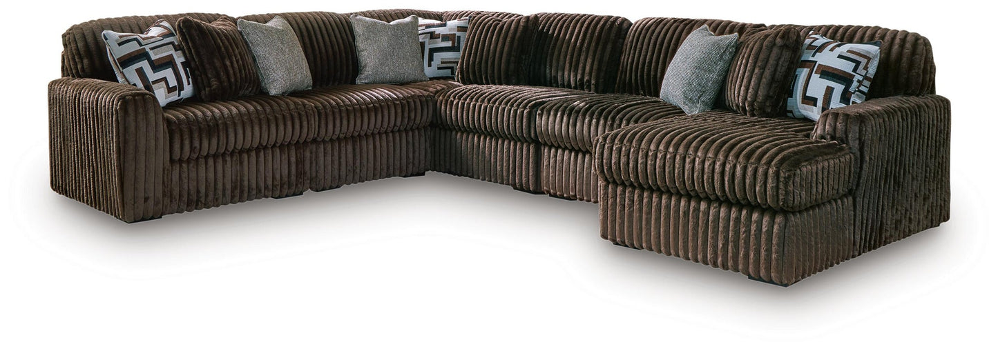 Midnight-Madness 6-Piece Sectional with Chaise Signature Design by Ashley®