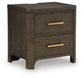 Radkin Two Drawer Night Stand Signature Design by Ashley®