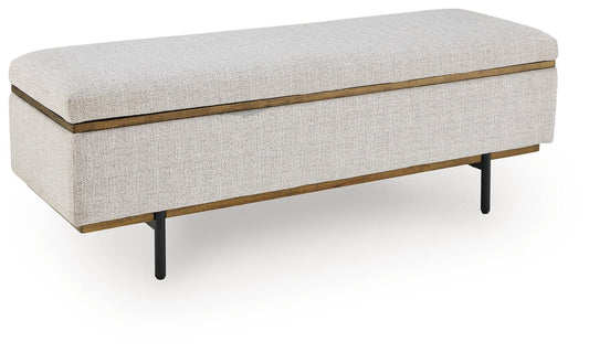 Dettaford Next-Gen Nuvella Storage Bench Signature Design by Ashley®
