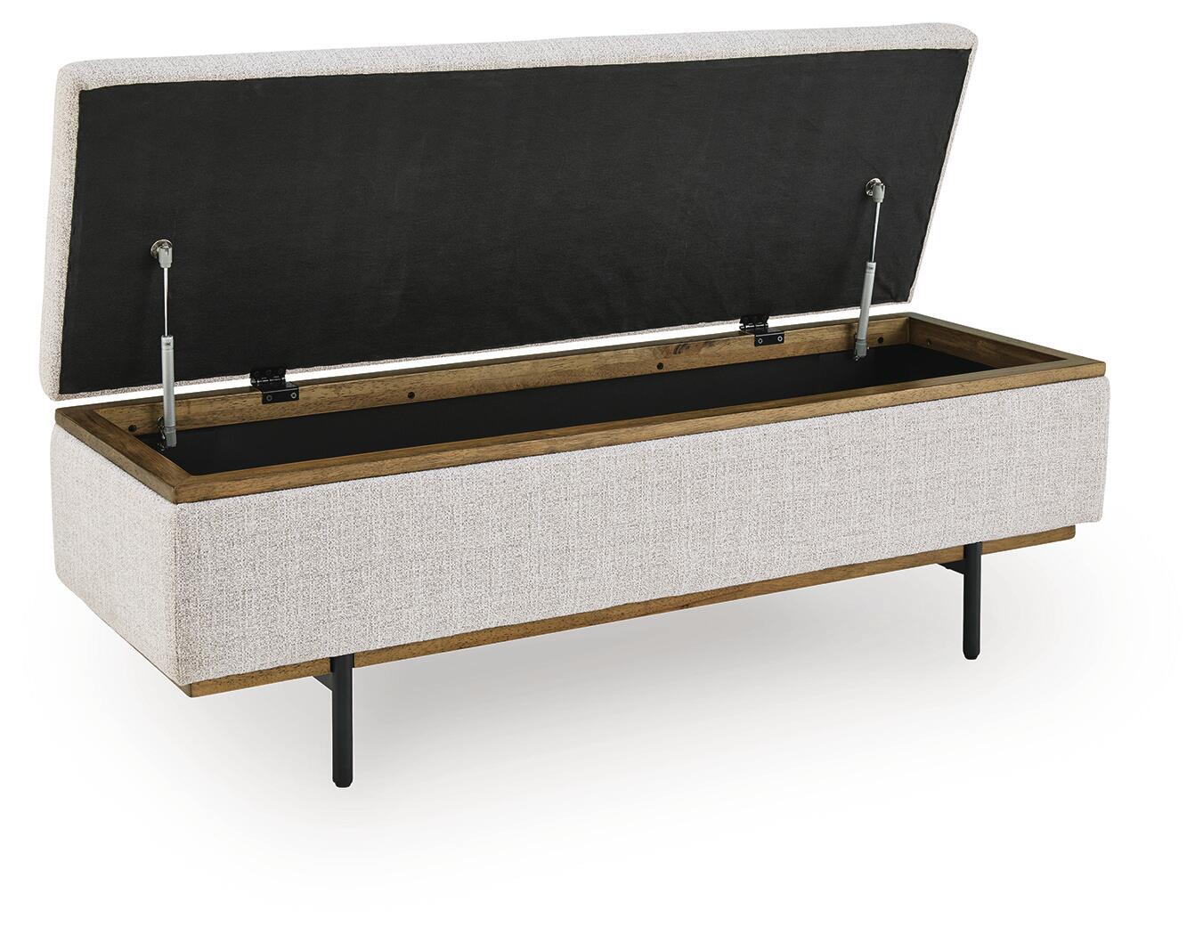 Dettaford Next-Gen Nuvella Storage Bench Signature Design by Ashley®