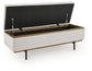 Dettaford Next-Gen Nuvella Storage Bench Signature Design by Ashley®
