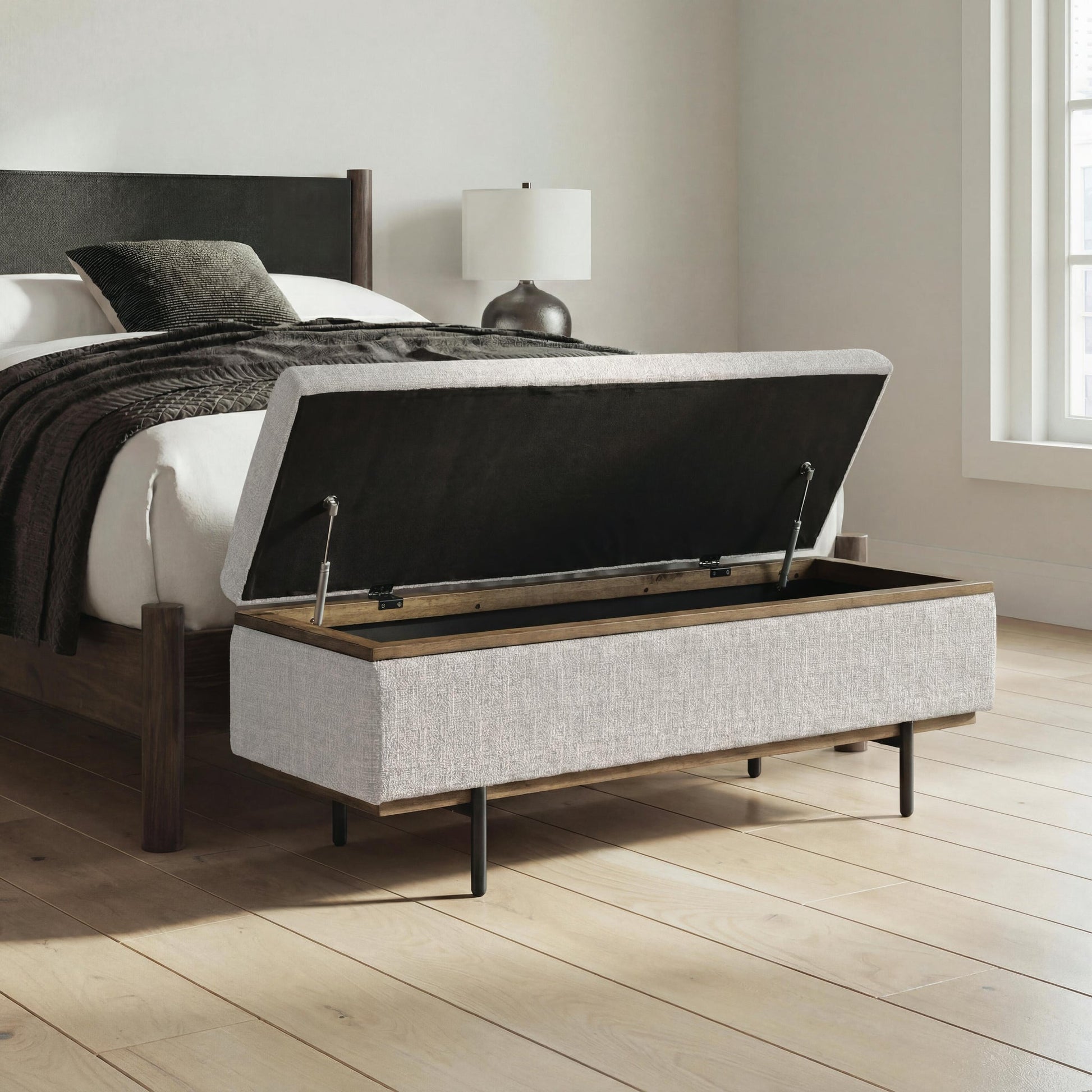 Dettaford Next-Gen Nuvella Storage Bench Signature Design by Ashley®
