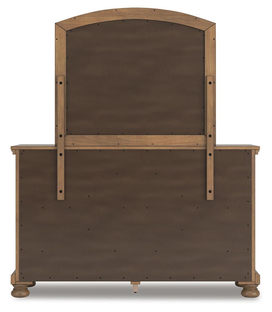 Vandenmore  Panel Bed With Mirrored Dresser And Nightstand Signature Design by Ashley®
