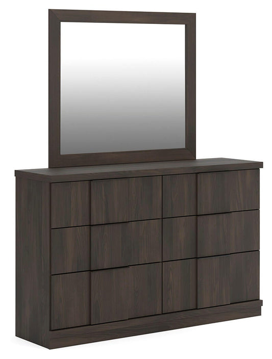 Jadiston  Panel Platform Bed, Dresser And Mirror Signature Design by Ashley®