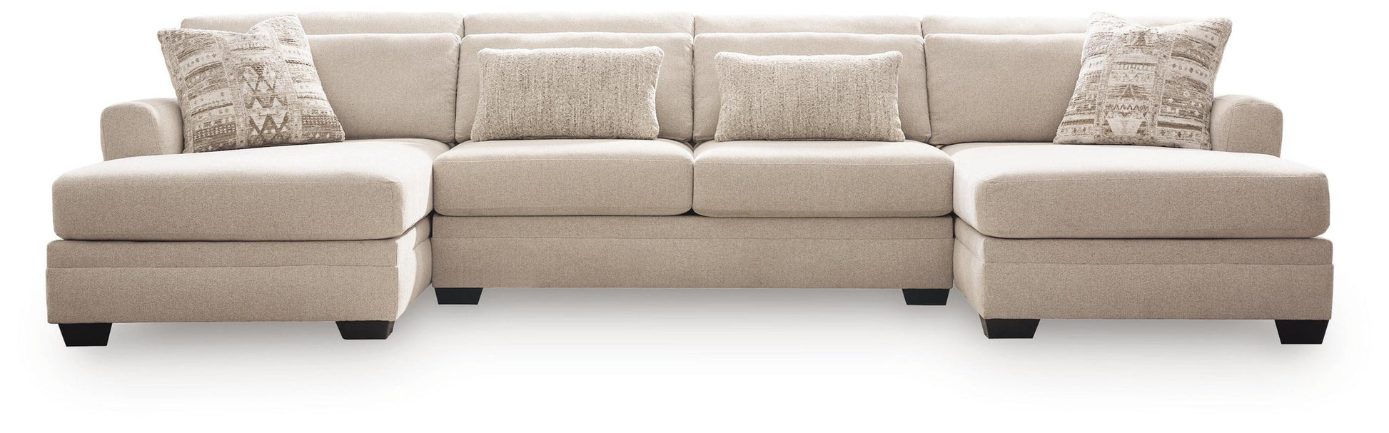 Mandi Point 3-Piece Double Chaise Sectional Benchcraft®