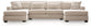 Mandi Point 3-Piece Double Chaise Sectional Benchcraft®