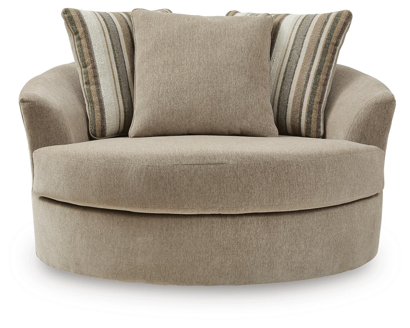 Linenhause Oversized Swivel Accent Chair Benchcraft®