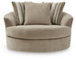 Linenhause Oversized Swivel Accent Chair Benchcraft®