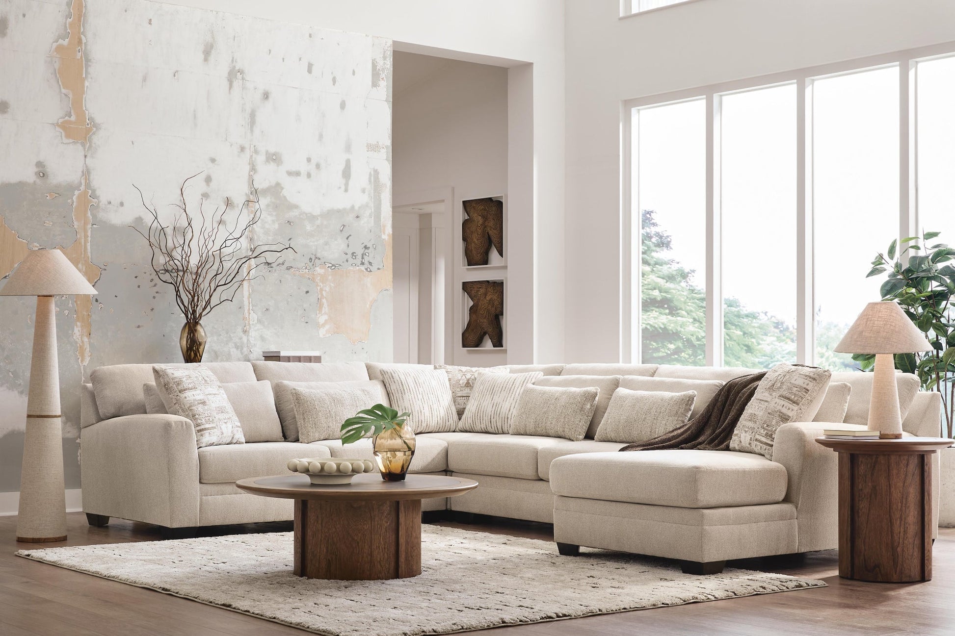 Mandi Point 4-Piece Sectional with Chaise Benchcraft®