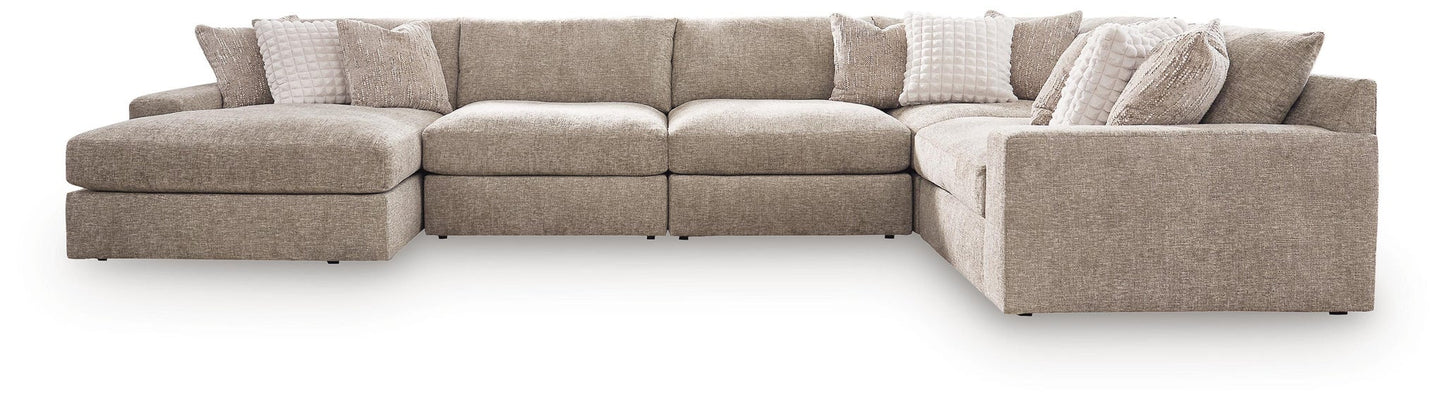 Nexora-Court 5-Piece Sectional with Chaise Signature Design by Ashley®
