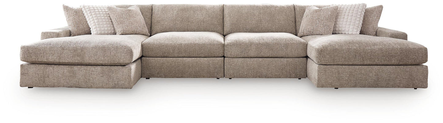 Nexora-Court 4-Piece Double Chaise Sectional Signature Design by Ashley®