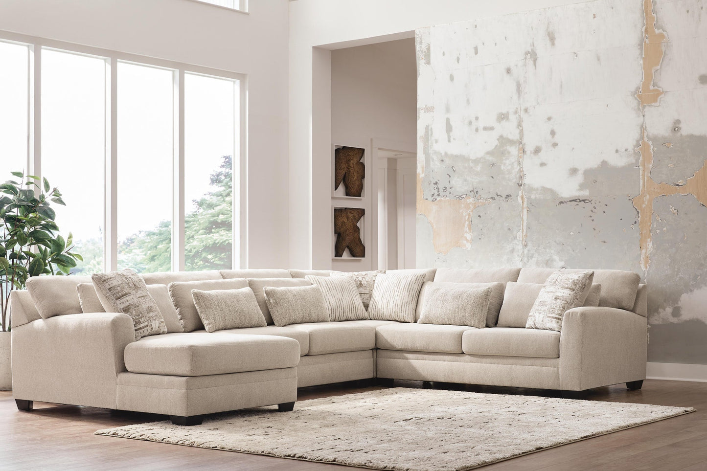 Mandi Point 4-Piece Sectional with Chaise Benchcraft®
