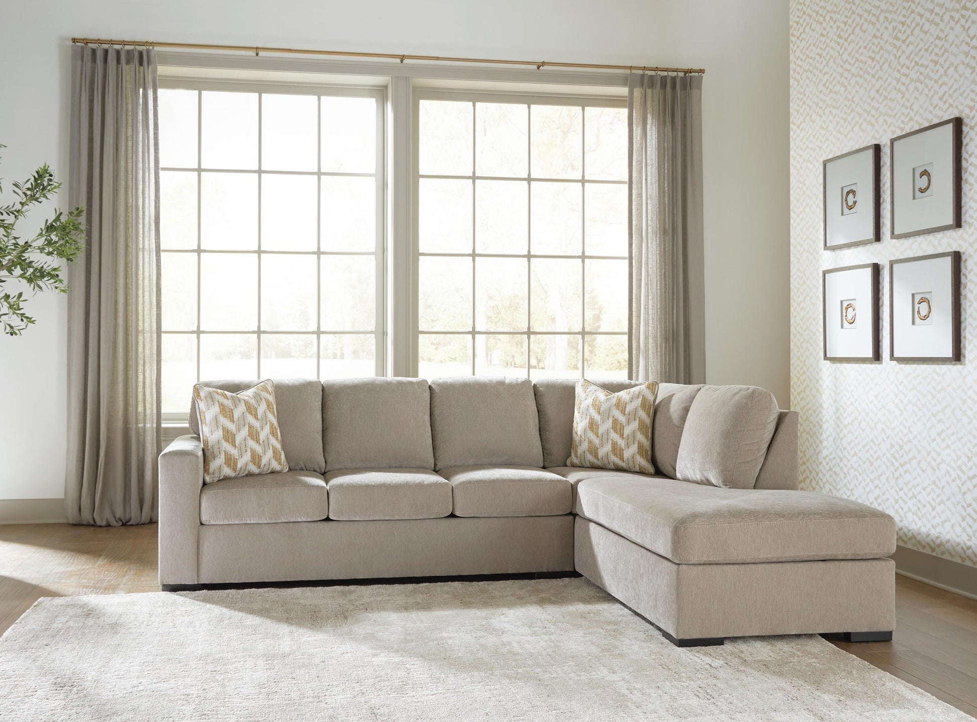 Bridgepoint 2-Piece Sleeper Sectional with Chaise Signature Design by Ashley®