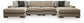 Linenhause 4-Piece Double Chaise Sectional Benchcraft®