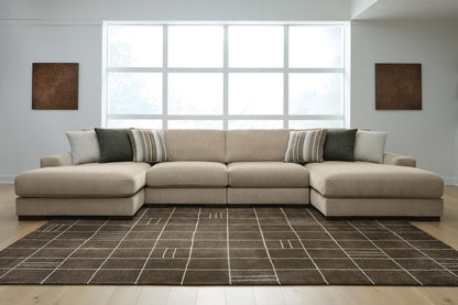 Linenhause 4-Piece Double Chaise Sectional Benchcraft®