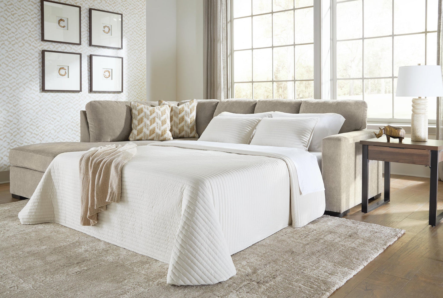 Bridgepoint 2-Piece Sleeper Sectional with Chaise Signature Design by Ashley®