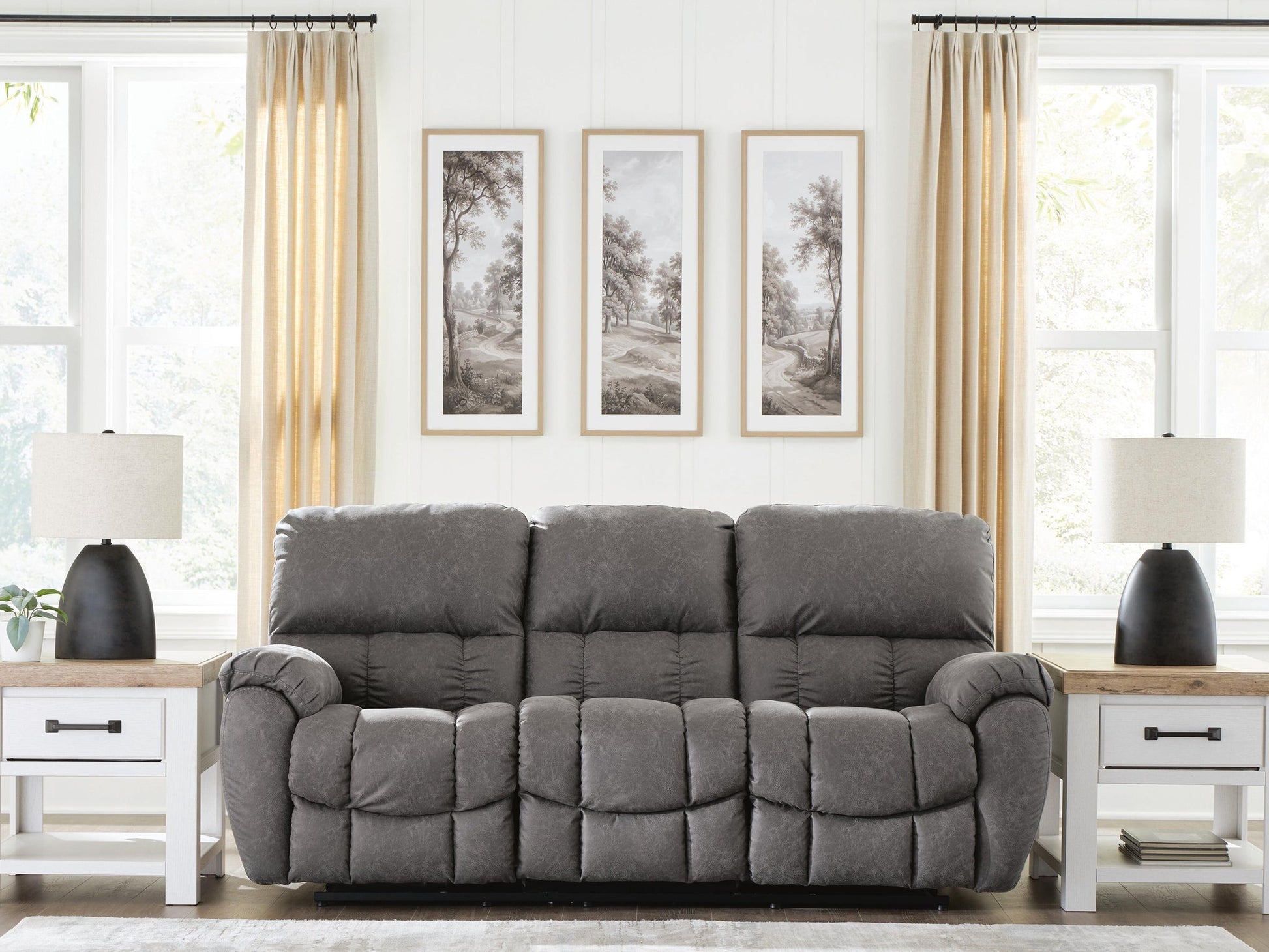 Bakerstein PWR REC Sofa with ADJ Headrest Signature Design by Ashley®