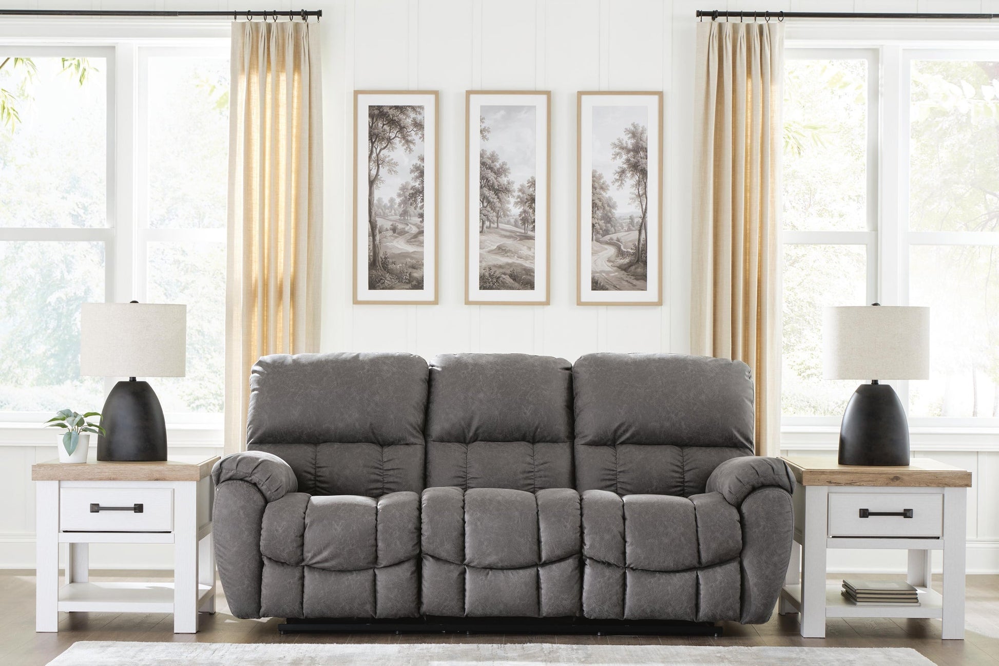 Bakerstein PWR REC Sofa with ADJ Headrest Signature Design by Ashley®
