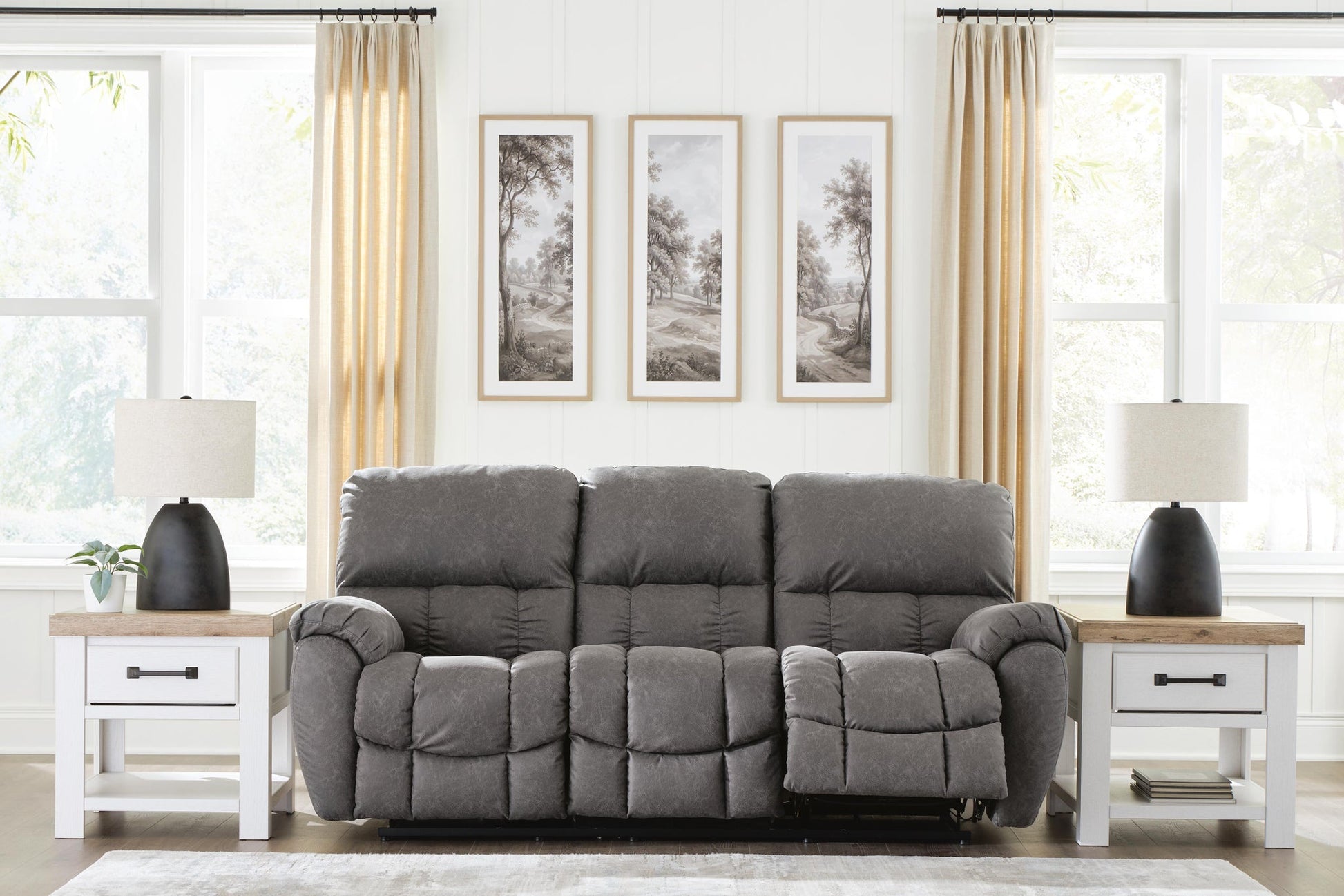 Bakerstein PWR REC Sofa with ADJ Headrest Signature Design by Ashley®