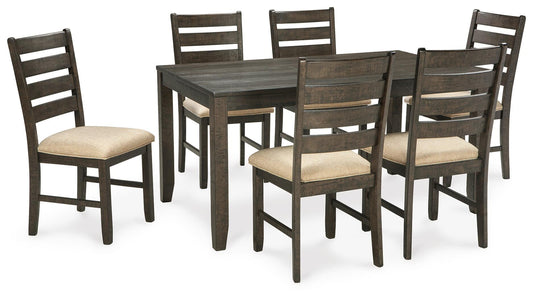 Rokane Dining Room Table Set (7/CN) Signature Design by Ashley®