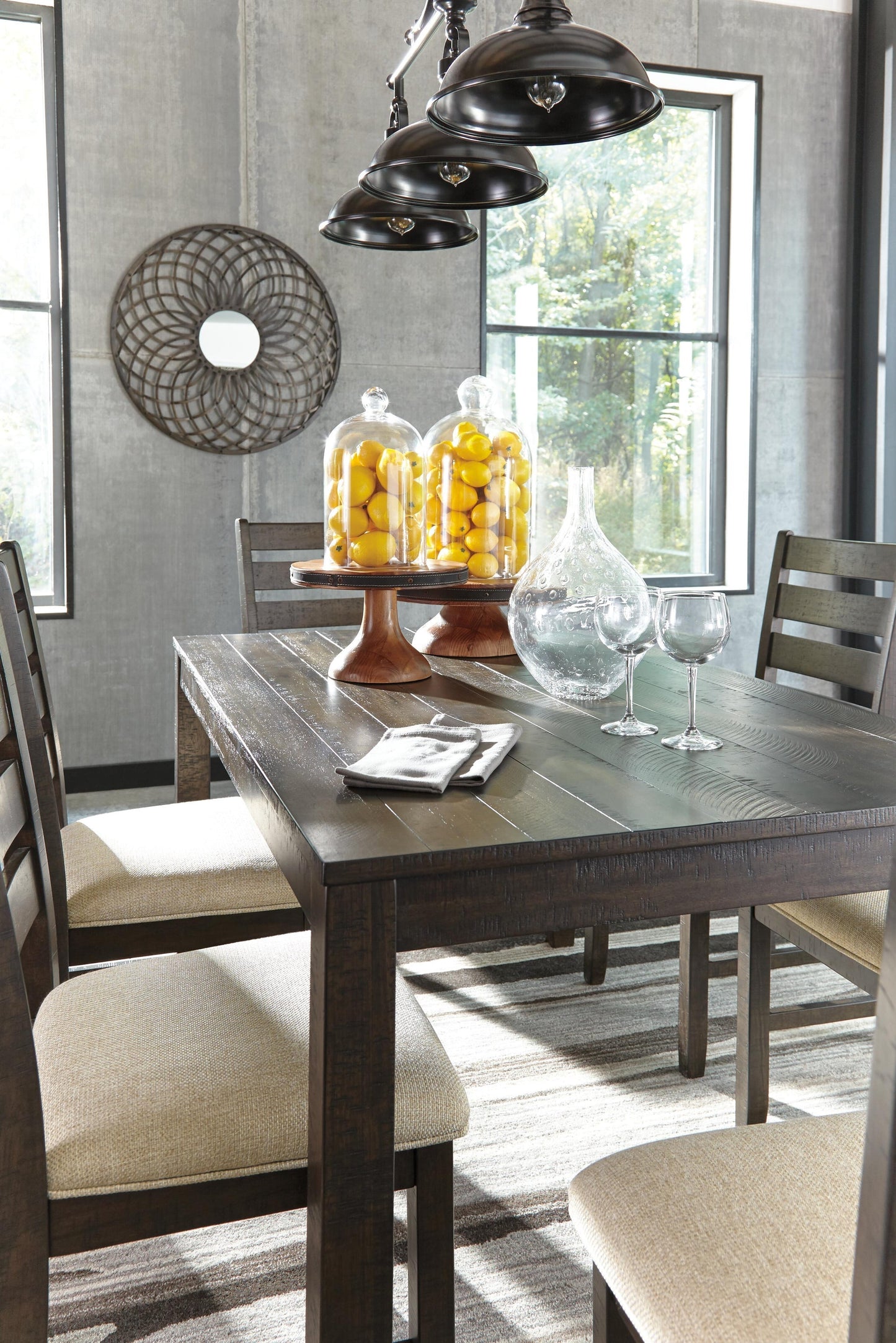 Rokane Dining Room Table Set (7/CN) Signature Design by Ashley®
