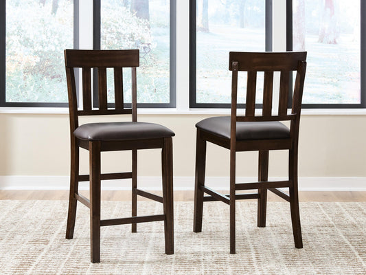 Haddigan Upholstered Barstool (2/CN) Signature Design by Ashley®