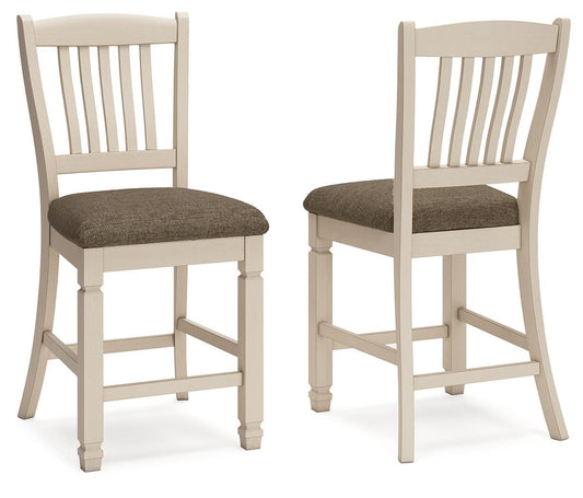 Bolanburg Upholstered Barstool (2/CN) Signature Design by Ashley®