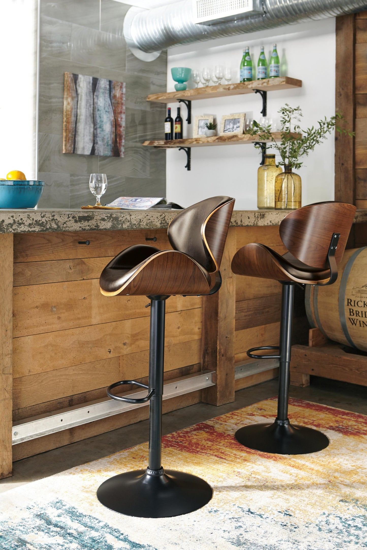 Bellatier Tall UPH Swivel Barstool(1/CN) Signature Design by Ashley®