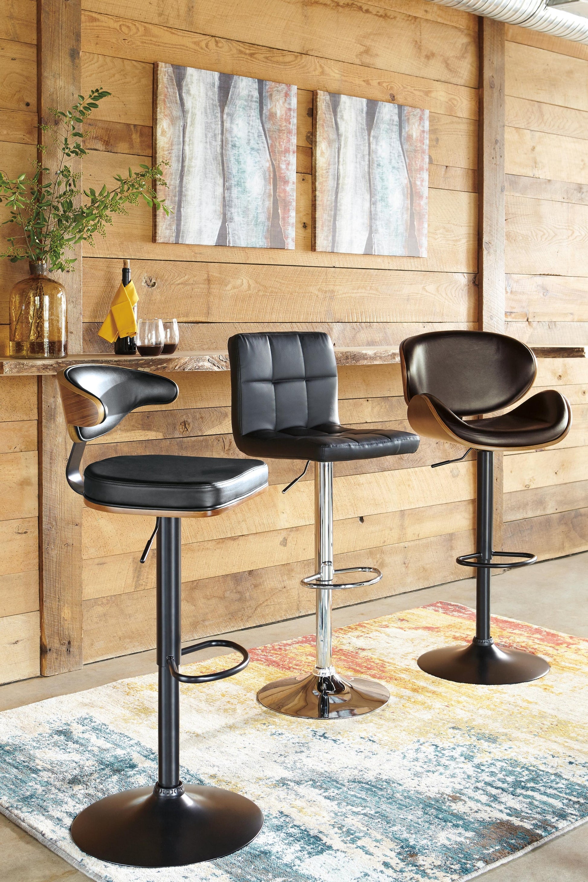 Bellatier Tall UPH Swivel Barstool(1/CN) Signature Design by Ashley®