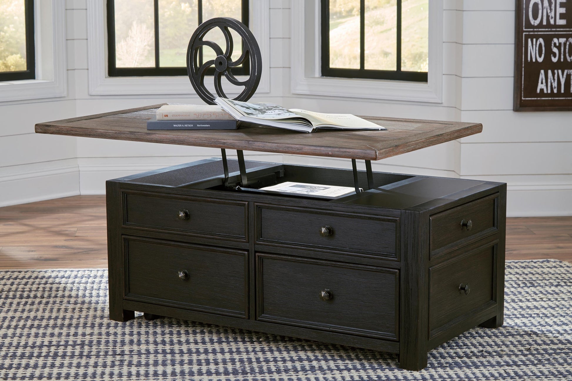 Tyler Creek Lift Top Cocktail Table Signature Design by Ashley®