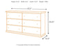Maribel Six Drawer Dresser Signature Design by Ashley®