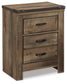 Trinell Two Drawer Night Stand Signature Design by Ashley®