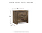 Trinell Two Drawer Night Stand Signature Design by Ashley®