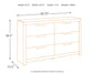 Derekson Six Drawer Dresser Signature Design by Ashley®