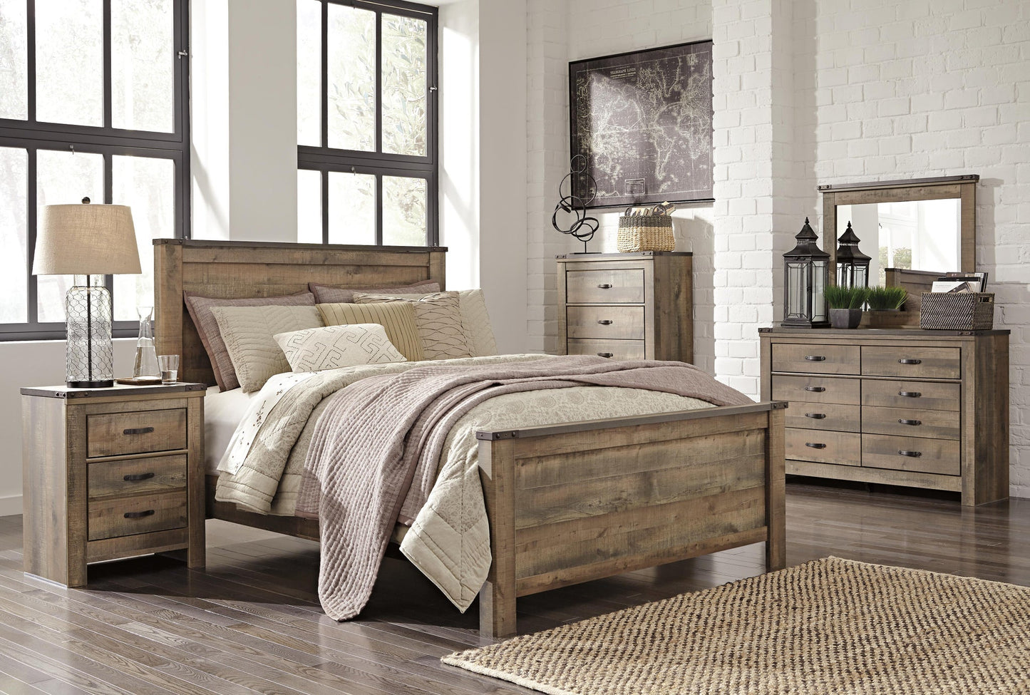 Trinell Two Drawer Night Stand Signature Design by Ashley®