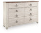 Willowton Six Drawer Dresser Signature Design by Ashley®
