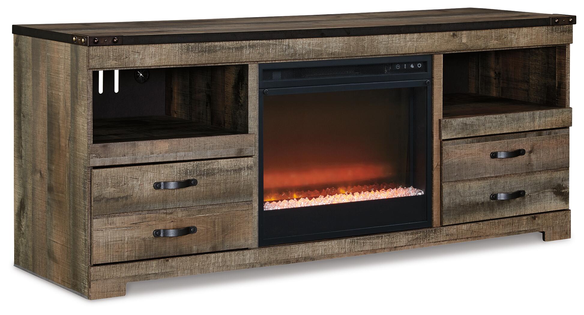 Trinell 63" TV Stand with Electric Fireplace Signature Design by Ashley®