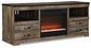 Trinell 63" TV Stand with Electric Fireplace Signature Design by Ashley®