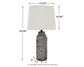 Mahima Paper Table Lamp (2/CN) Signature Design by Ashley®
