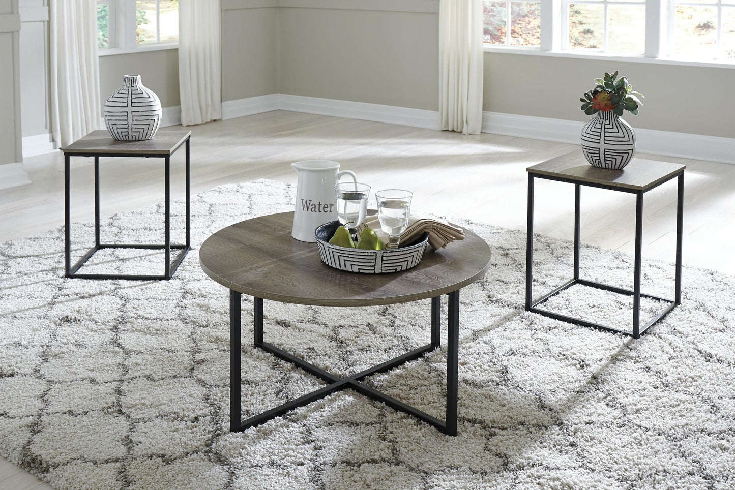 Wadeworth Occasional Table Set (3/CN) Signature Design by Ashley®