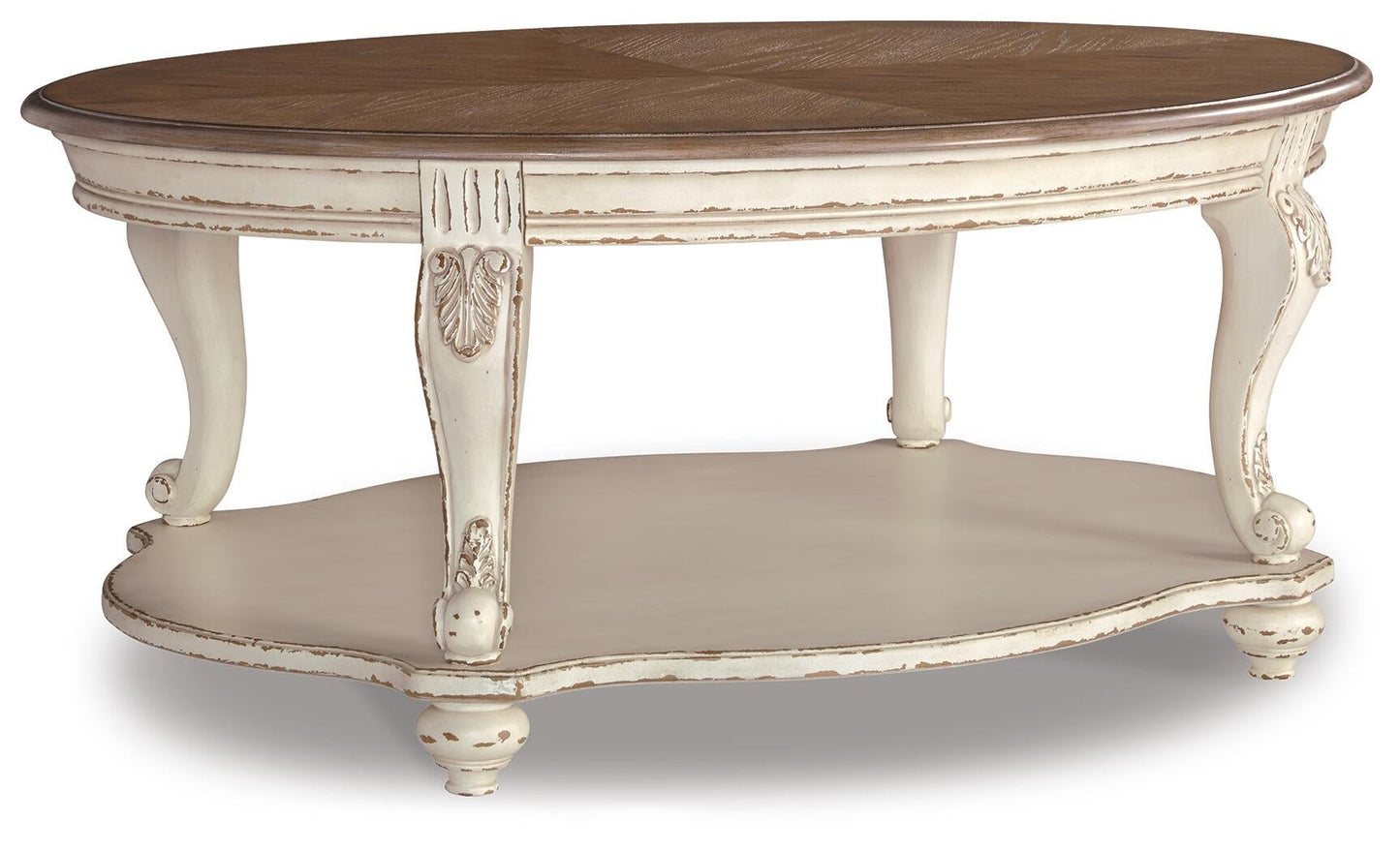Realyn Oval Cocktail Table Signature Design by Ashley®